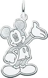 Sterling Silver Disney Waving Mickey Mouse Charm