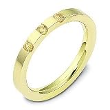 14 Karat Yellow Gold Stackable Sapphire Band Ring