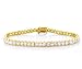 Bling Jewelry Channel-Set CZ Classic Gold Vermeil title=