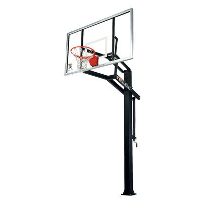 Goalrilla GLR GS I In-Ground Basketball System with 72-Inch Aluminum Framed Tempered Glass Backboard