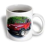 Cars - Red Jeep Wrangler - Mugs