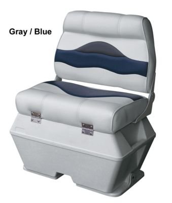 Wise Premium Pontoon Boat Double Captains Seat with Cooler Reviews