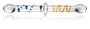 Don Wand Double Head Glass Pleasure Wand, Nubby, Color Swirl