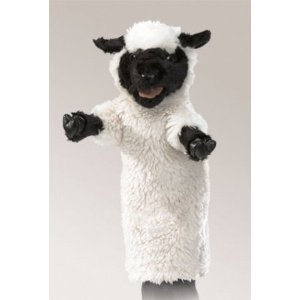 Folkmanis Black Faced Sheep Stage Puppet