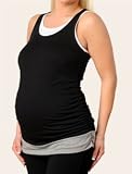 Motherhood Maternity: Sleeveless Scoop Neck Side Ruched Maternity Tank Top