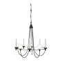 IKEA Kronleuchter "Lerdal" H�ngeleuchte aus Stahl mit Funktion f�r Kerzen UND Lampen - Durchmesser 60 cm - H�he 112-173cm