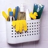 Large Suction Shower/Tub Caddy-White
