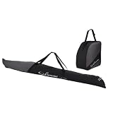 Salomon Skisack + Schuhtasche, black/detroit, 186 cm, L10257800von "Salomon"