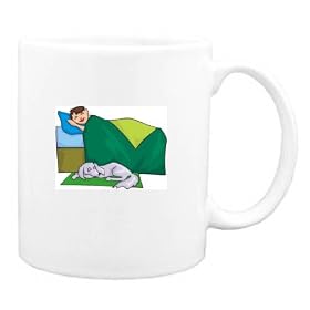 Mug with body, individuals, individual, mammal, humans, person, dog, human, boy, persons,... by Blankets & Throw Comforters