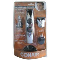 Conair Deluxe 12 Piece Rechargeable Beard/Mustache Professional Trimmer, GMT182XCS - 1 Ea