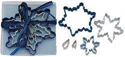 R&M 5-Piece Snowflake Cookie Cutter Set