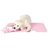 Trixie 15587 Welpen-Set, Decke, Spielzeug & Handtuch, rosa