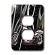 Light Switch Cover Picturing Harley-Davidson&reg; Motorcycle - 2 plug outlet cover
