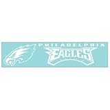 Philadelphia Eagles 4x17 Clear Die Cut Decal 