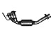 Pacesetter 325422 Raw Steel Direct Fit Catalytic Converter (Non C.A.R.B. Compliant)
