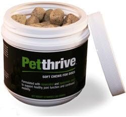 Dog Hip and Joint Support Supplement Soft Chews with Resveratrol and Hyaluronic Acid, Mobility Bites Chewables, Bacon Flavor, Small Breed