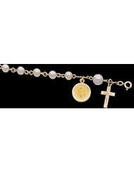 Pearl Rosary Bracelet - 14K Gold - First Communion