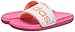 adidas Performance Voloomix XJ Slide Sandal,Pink/White/Flash Orange,4 M US Big Kid