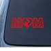 MOM - Mother Baby - Vinyl Car Decal Sticker #1282 | Vinyl Color: Red