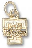 Tennessee Volunteers Solid 10K Gold Lady Volunteers ''T'' Pendant