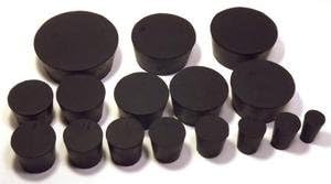 Rubber Stopper, Solid ea #9