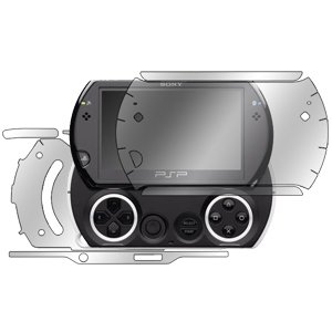 2 Full Body Sets of Invisible Protector Shield Skin for PSP Go