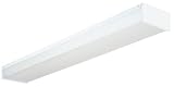 Lithonia Lighting Two-Light Fluorescent Ceiling Fixture, White #3200