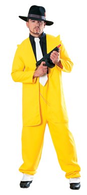 Deluxe Yellow Zuit Suit Mens Halloween Costume