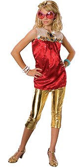 High School Musical 2 Sharpay End-of-School-Year Costume: Girls Size 8-10