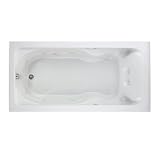 American Standard 2773.018WC.020 Cadet 6-Feet by 36-Inch Whirlpool with Everclean and Hydro Massage System-I, White