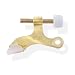 Stanley Hardware Hinge Pin Doorstop, Bright Brass #819110700