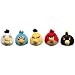 Angry Birds Plush Toy Set : 5 Mini Birds Set Size 2" [Toy] Official Product From Rovio