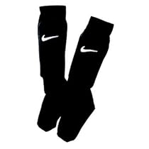 Nike Shin Sock III - Full Sock with Integrated Shin Guard (Small/Medium, Black)