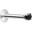 16 Gauge Black 2mm Gem Internally Threaded Labret Monroe Tragus