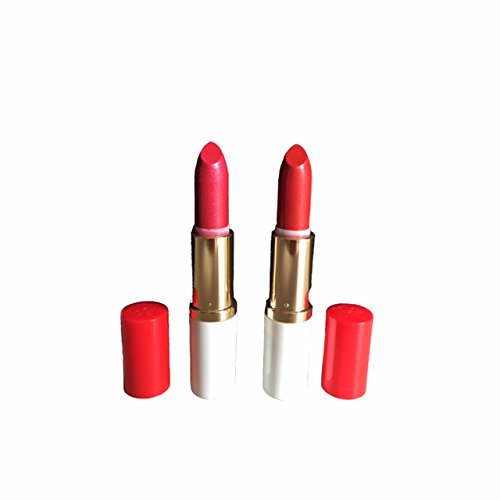 Lot of 2 Estee Lauder Pure Color Lipsticks #82 Pinkberry and #26 Nectarine Shimmer