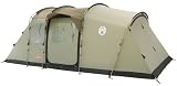 Coleman Mackenzie Cabine X6  – Tente pour 6 personnes – Vert mousse/Brun