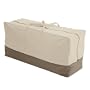 Veranda Patio Cushion Bag, Pebble, Fits Chaise and Seat Cushions