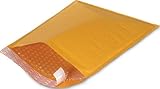 Size #1 7.5x11 Kraft Bubble Mailers with Self Seal (150 Qty)