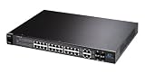 ZyXEL 24-port Web Managed Switch w/ 2 SFP slots and PoE