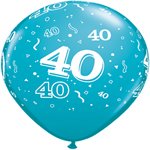 Qualatex 11 Round Feive Assorted Balloon (Multi-Pack 100)