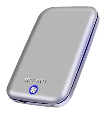 ICY BOX IB-272StU-OT USB2.0 HDD Gehaeuse fuer 6,3cm 2.5Zoll SATA HDDs USB2.0 Mini One Touc Preisvergleich