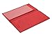 Paul & Taylor Men's Leather Checkbook Cover Bifold Wallet, Red