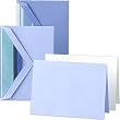 Blue Shimmer Stripe Notes Ensemble