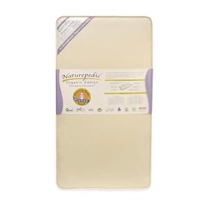 Naturepedic No-compromise Organic Crib Mattresses 150 coil w/ traditional binding 27.5" x 52" x 6"