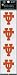 Licensed College Stickers Packaged-university Of Texas