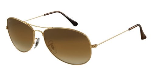 Ray Ban Rb3362 Cockpit Gold Frame Brown Gradient Lens Metal Sunglasses - 59mm product image