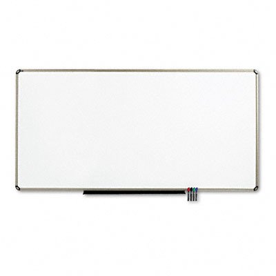 Quartet P568T Quartet Euro Frame Dry-Erase Board PorcelainSteel 96x48 WEAluminum Frame