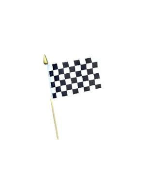 Race Car Checkered Flag (12 count)