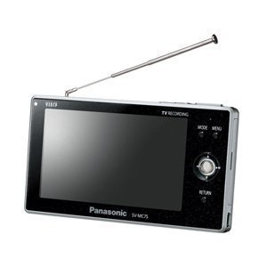 Panasonic VIERA ポータブルワンセグテレビ ブラック SV-MC75-K