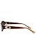 Guess GU7202-BRN-1 Women's Oval Translucent Brown Sunglasses